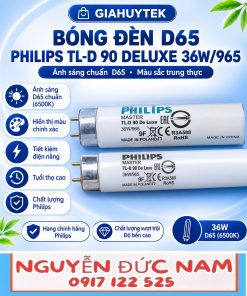 Bóng Philips MASTER TL-D 90 De Luxe 36W/965 T8 chân G13, 6500 K